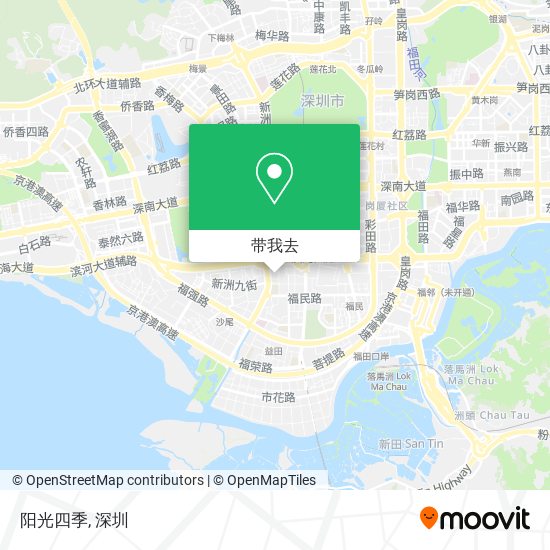 阳光四季地图