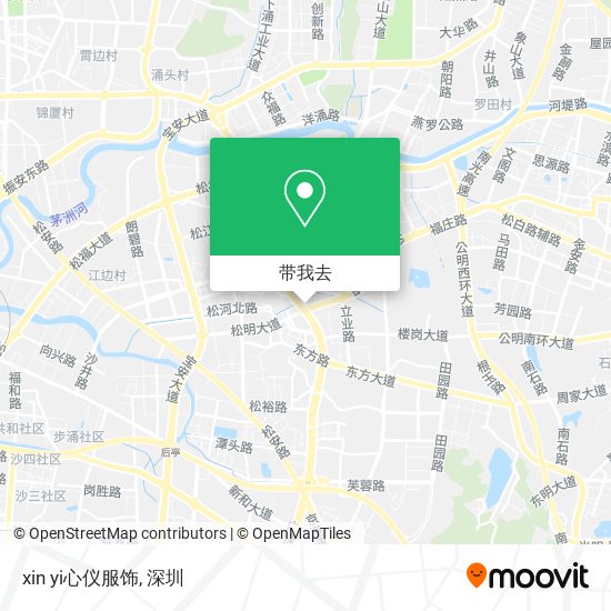 xin yi心仪服饰地图