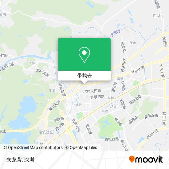 来龙背地图