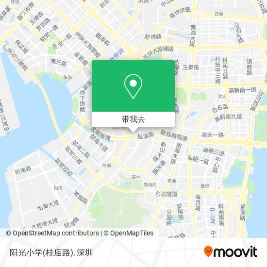 阳光小学(桂庙路)地图