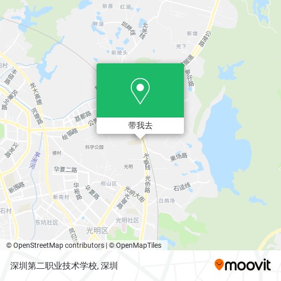 深圳第二职业技术学校地图