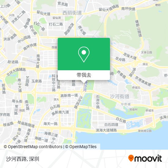 沙河西路地图