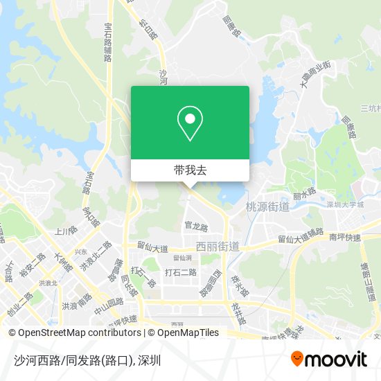 沙河西路/同发路(路口)地图