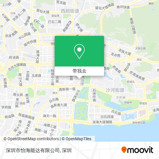 深圳市怡海能达有限公司地图