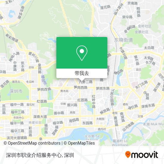 深圳市职业介绍服务中心地图