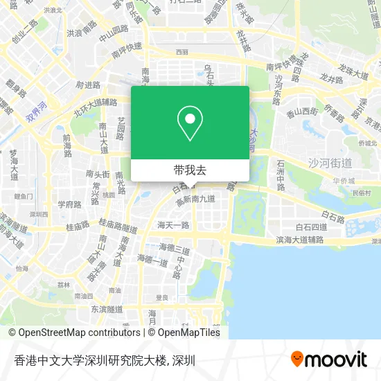 香港中文大学深圳研究院大楼地图