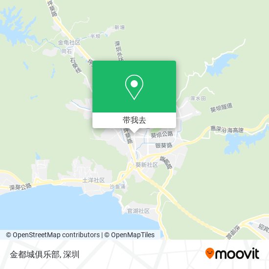 金都城俱乐部地图