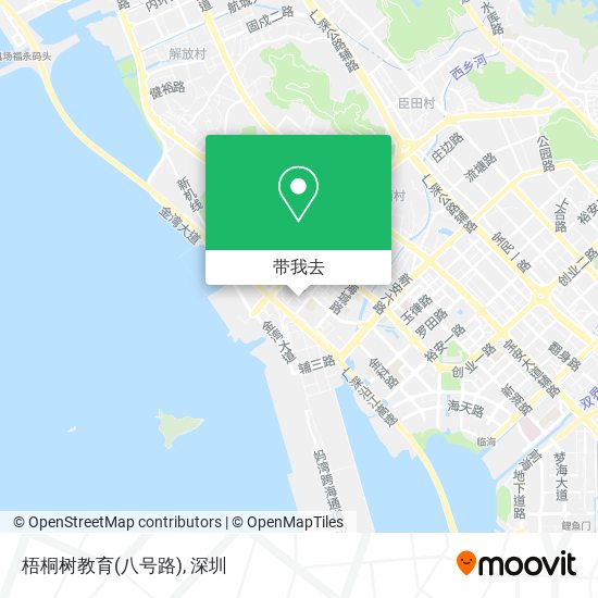 梧桐树教育(八号路)地图