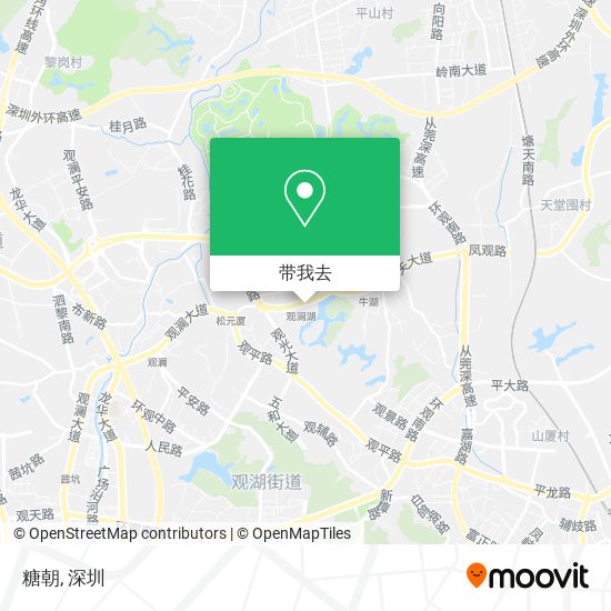 糖朝地图