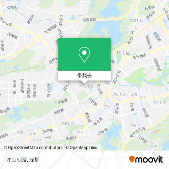 坪山朝发地图