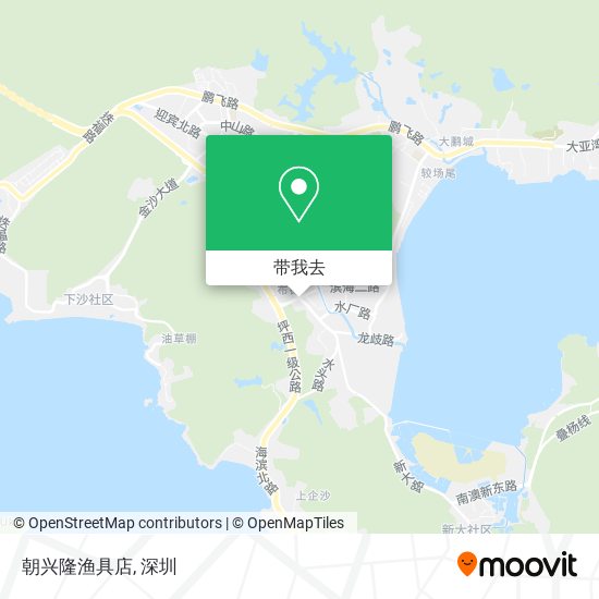 朝兴隆渔具店地图