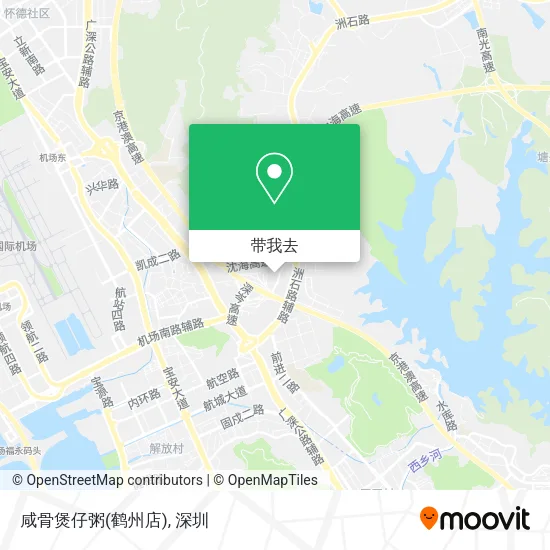 咸骨煲仔粥(鹤州店)地图