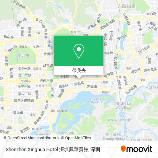 Shenzhen Xınghua Hotel 深圳興華賓館地图