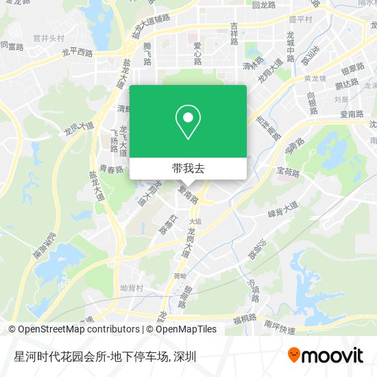 星河时代花园会所-地下停车场地图