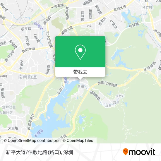 新平大道/信教地路(路口)地图