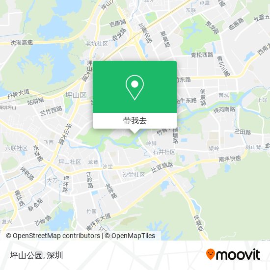 坪山公园地图