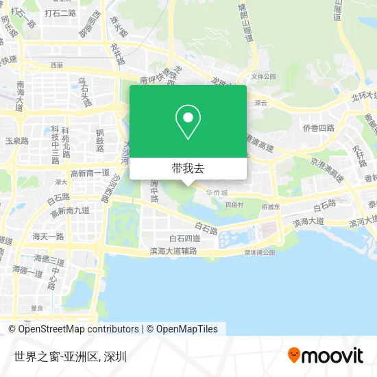 世界之窗-亚洲区地图