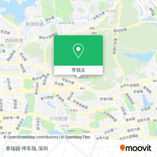 香瑞园-停车场地图
