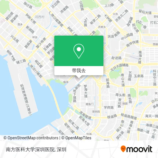 南方医科大学深圳医院地图