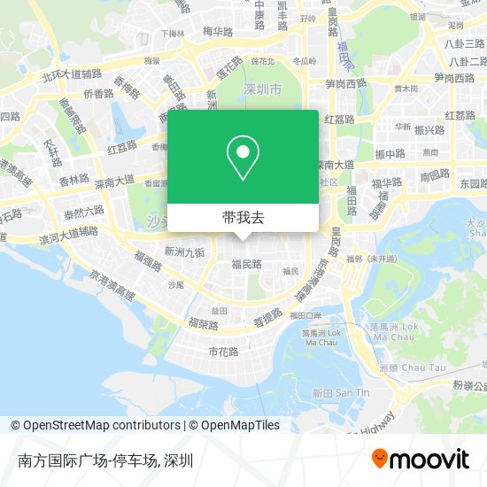 南方国际广场-停车场地图