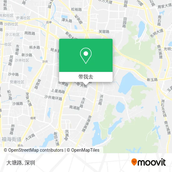 大塘路地图