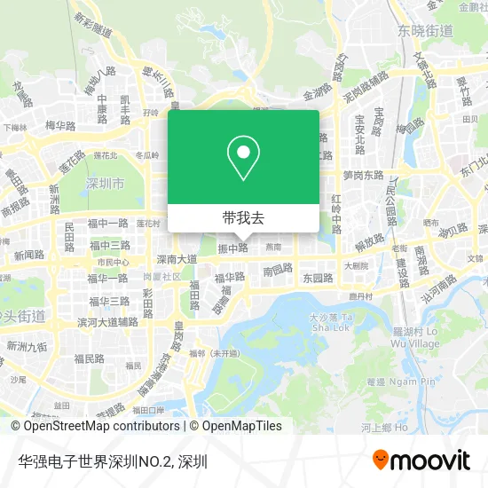 华强电子世界深圳NO.2地图