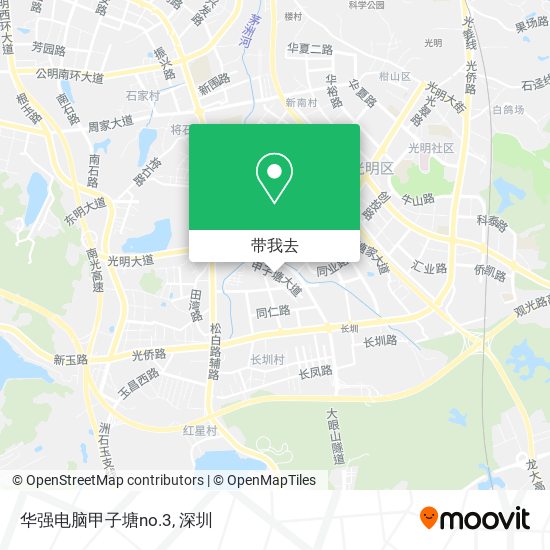 华强电脑甲子塘no.3地图
