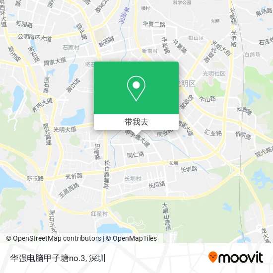 华强电脑甲子塘no.3地图
