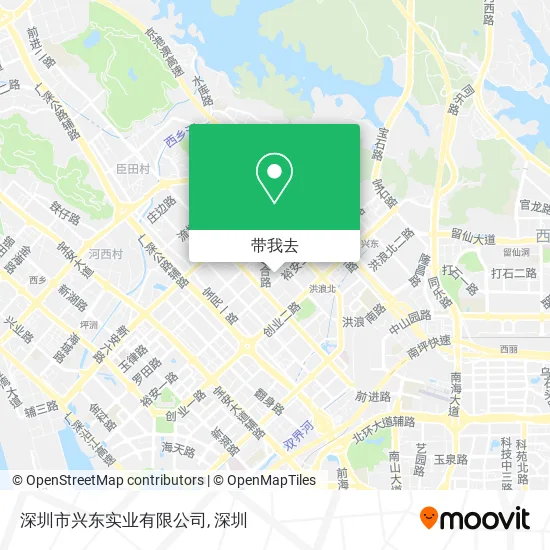 深圳市兴东实业有限公司地图
