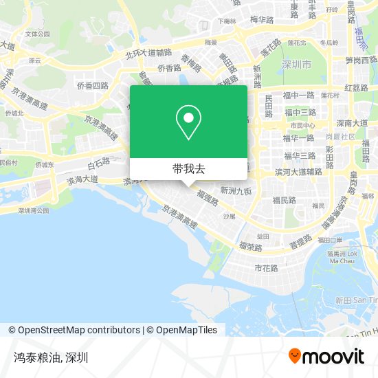 鸿泰粮油地图