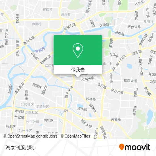 鸿泰制服地图