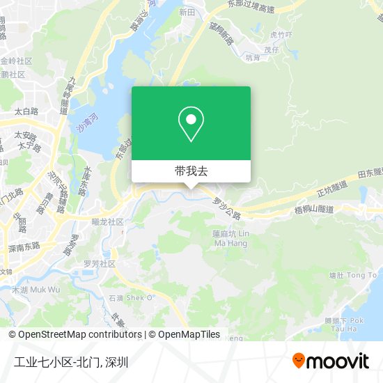 工业七小区-北门地图