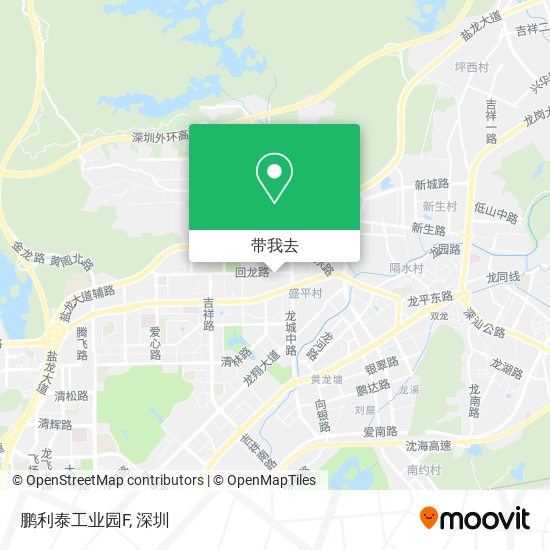 鹏利泰工业园F地图