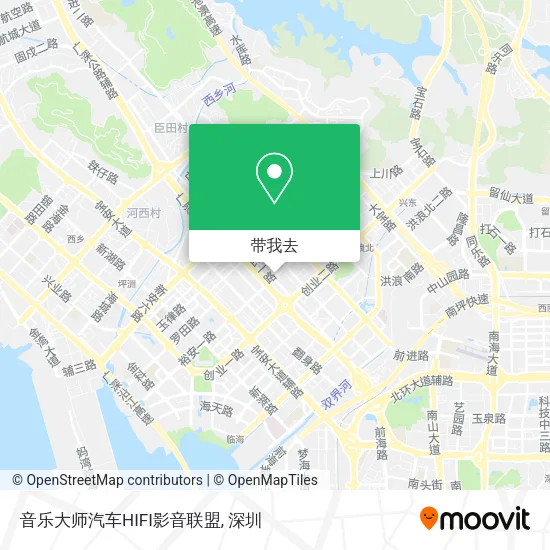音乐大师汽车HIFI影音联盟地图
