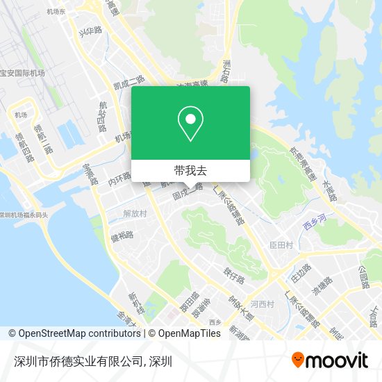 深圳市侨德实业有限公司地图