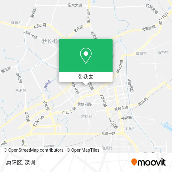 惠阳区地图