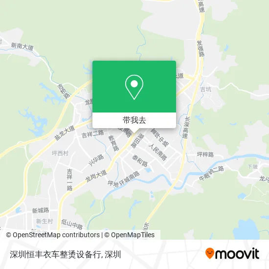 深圳恒丰衣车整烫设备行地图