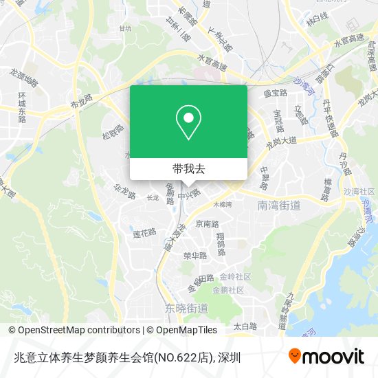 兆意立体养生梦颜养生会馆(NO.622店)地图