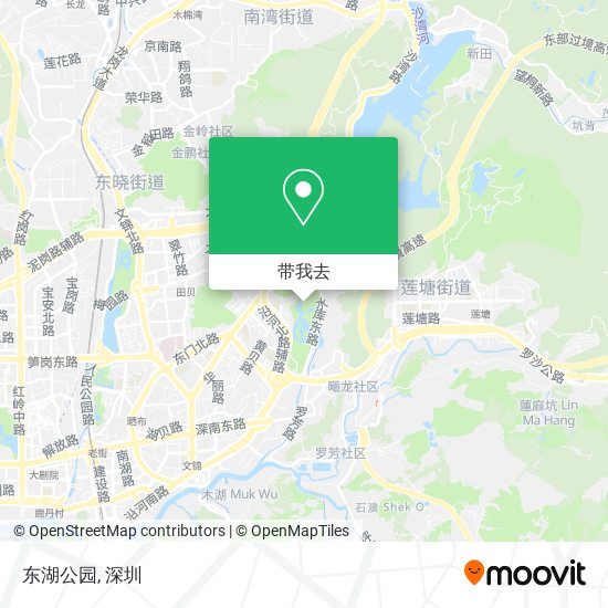 东湖公园地图