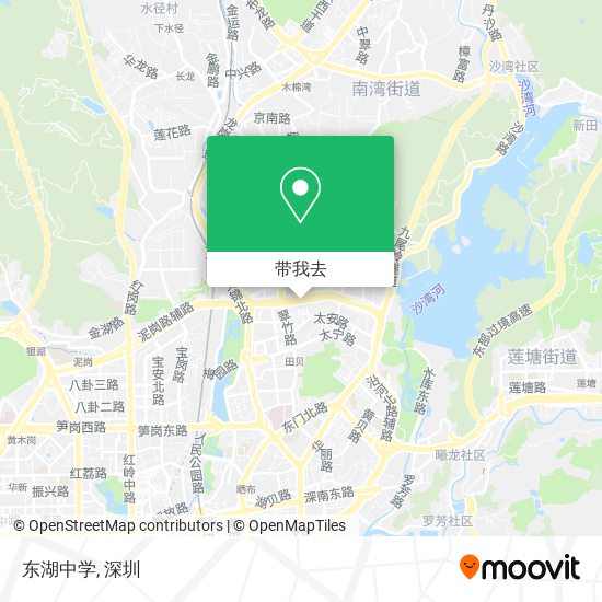 东湖中学地图