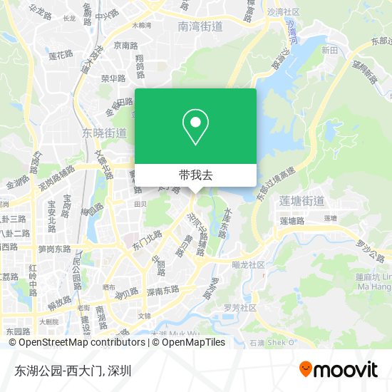东湖公园-西大门地图