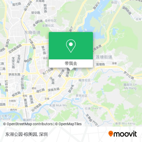 东湖公园-棕阁园地图
