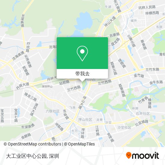 大工业区中心公园地图
