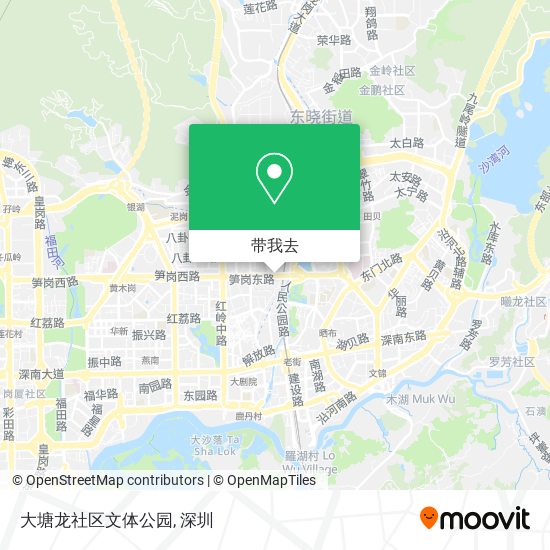 大塘龙社区文体公园地图