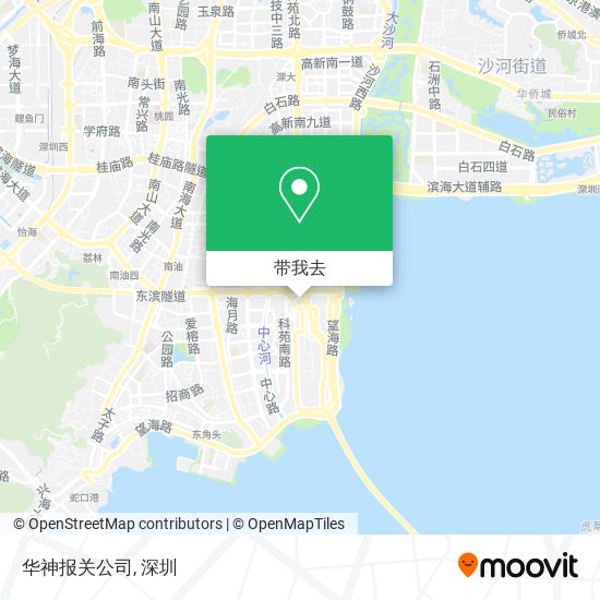 华神报关公司地图