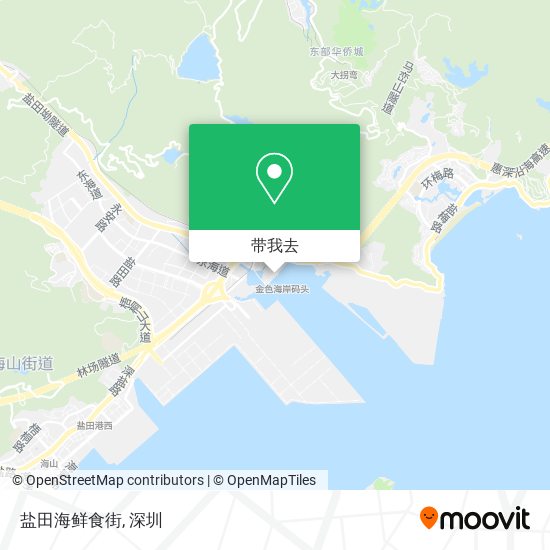 盐田海鲜食街地图