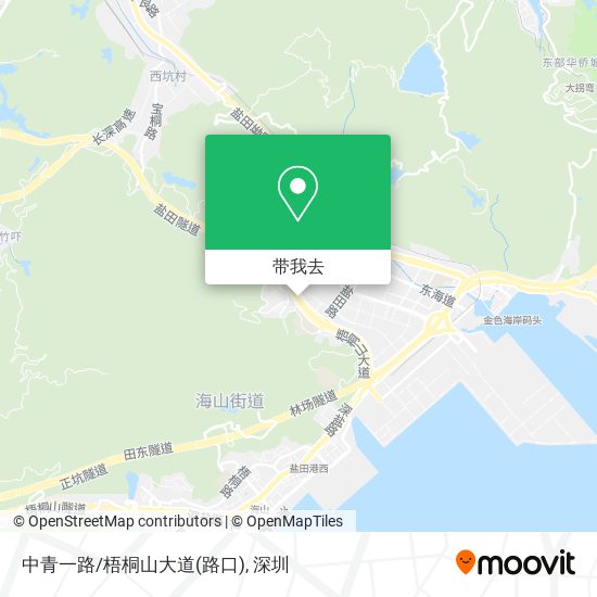 中青一路/梧桐山大道(路口)地图