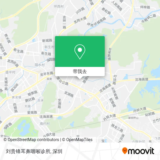 刘贵锋耳鼻咽喉诊所地图
