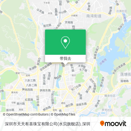 深圳市天天有喜珠宝有限公司(水贝旗舰店)地图