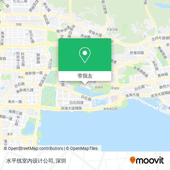水平线室内设计公司地图